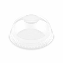 Coperchio bombato (rPET) trasparente Ø95mm [50 pz]
