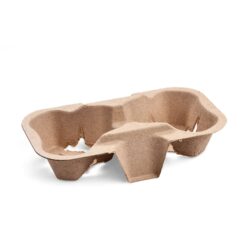 Vassoio (PAP) per 2 bicchieri 19 x 11 cm [50 pz]