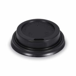 Coperchio bombato (PS) nero Ø62mm [50 pz]