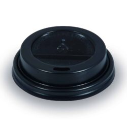 Coperchio bombato (PS) nero Ø73mm [100 pz]