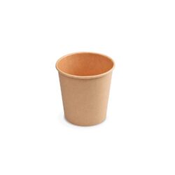 Bicchiere di carta kraft Ø62mm 110ml `XS: 0,08L/4oz` [50 pz]