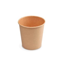 Bicchiere di carta kraft Ø73mm 200ml `S: 0,18L/7oz` [50 pz]