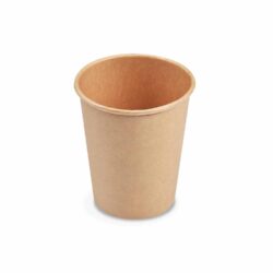 Bicchiere di carta kraft Ø80mm 280ml `M: 0,2L/8oz` [50 pz]