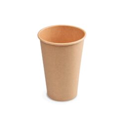 Bicchiere di carta kraft Ø80mm 330ml `ML: 0,3L/10oz` [50 pz]