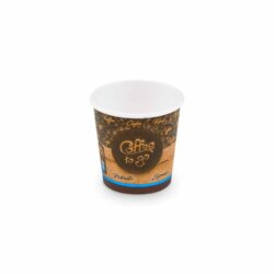 Bicchiere di carta "Coffee to go" Ø62mm 110ml `XS: 0,08L/4oz` [50 pz]