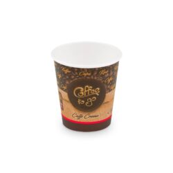 Bicchiere di carta "Coffee to go" Ø73mm 200ml `S: 0,18L/7oz` [50 pz]