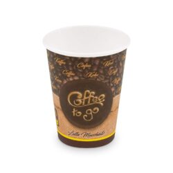 Bicchiere di carta "Coffee to go" Ø90mm 420ml `L: 0,3L/12oz` [50 pz]