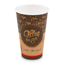 Bicchiere di carta "Coffee to go" Ø90mm 510ml `XL: 0,4L/16oz` [50 pz]