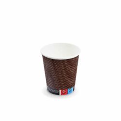 Bicchiere di carta PREMIUM Ø80mm 280ml `M: 0,2L/8oz` [25 pz]