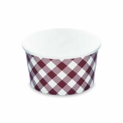 Ciotola di carta (PAP/PE) Karo Ø115mm 350ml `S` [50 pz]