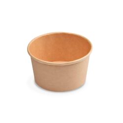 Ciotola di carta (PAP/PE) kraft Ø115mm 350ml `S` [50 pz]