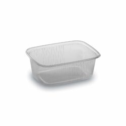 Ciotola (PP) rettangolare trasparente 108 x 81 mm 200ml [100 pz]