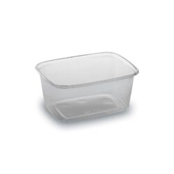 Ciotola (PP) rettangolare trasparente 108 x 81 mm 250ml [100 pz]