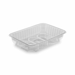 Vaschetta (PP) rettangolare trasparente 186 x 133 mm 500ml [50 pz]