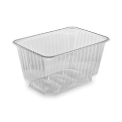 Vaschetta (PP) rettangolare trasparente 186 x 133 mm 1500ml [50 pz]