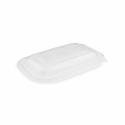 Coperchio bombato (PP) trasparente per contenitore menu per microonde `M` [50 pz]