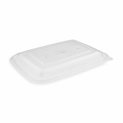 Coperchio bombato (PP) trasparente per contenitore menu per microonde `L` [50 pz]