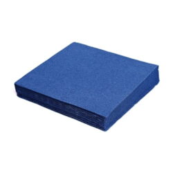 Tovagliolo blu scuro a 2 velo 24 x 24 cm [250 pz]