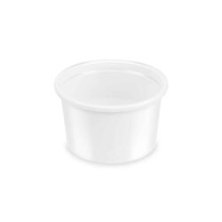 Ciotola da condimento (PP) bianca Ø46mm 30ml [50 pz]