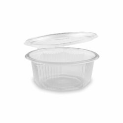 Ciotola (PP) con coperchio ottagonale trasparente 750ml [50 pz]