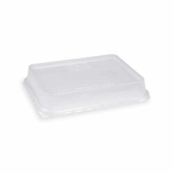 Coperchio (PP) riutilizzabile trasparente 227 x 178 x 37 mm per vaschetta menu Reware Lunch [20 pz]
