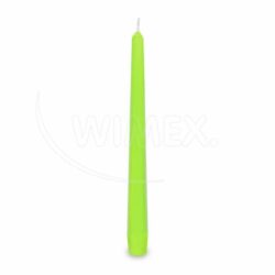 Candela conica giallo-verde Ø23 x 245 mm [10 pz]
