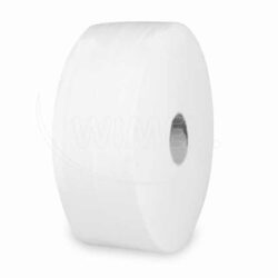 Carta igienica (Tissue) a 2 velo goffrata bianca `JUMBO` Ø27cm 340m [6 pz]