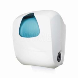 Dispenser (ABS) Intro con taglio automatico bianco per asciugamani in rotolo [1 pz]