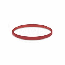 Elastico spesso rosso 3mm Ø8cm [1 kg]