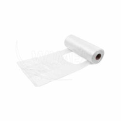 Sacchetto (HDPE) extra resistente trasparente in rotolo `3kg+` [250 pz]