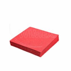 Tovagliolo (PAP FSC Mix) 1 veli rosso 33 x 33 cm [100 pz]