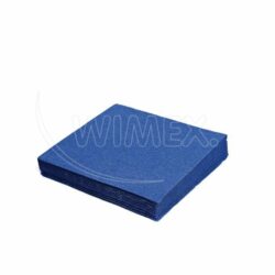 Tovagliolo (PAP FSC Mix) a 1 velo blu scuro 33 x 33 cm [100 pz]