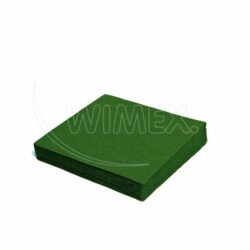 Tovagliolo (PAP FSC Mix) a 3 velo verde scuro 33 x 33 cm [20 pz]