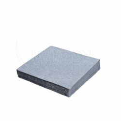 Tovagliolo (PAP FSC Mix) 3-strato argentato 33 x 33 cm [20 pz]