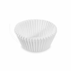 Pirottino da pasticceria (PAP) bianco Ø40 x 24 mm [1000 pz]