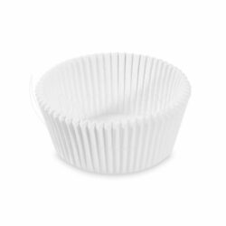 Pirottino da pasticceria (PAP) bianco Ø55 x 30 mm [1000 pz]