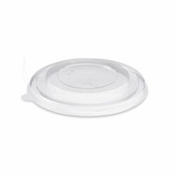 Coperchio (rPET) trasparente per ciotola di carta Ø150mm [50 pz]
