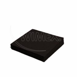 Tovagliolo 2-velo nero 33 x 33 cm [50 pz]