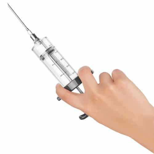 Siringa per carne - 50ml - grigia | 3 aghi