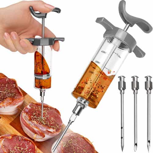 Siringa per carne - 50ml - grigia | 3 aghi