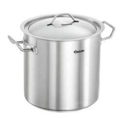 Pentola in acciaio inox - 11 L - coperchio | Bartscher 100447