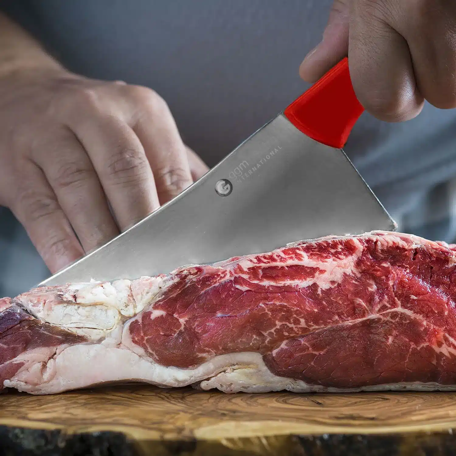 Mannaia da carne - 26 cm - rossa | HABP26R