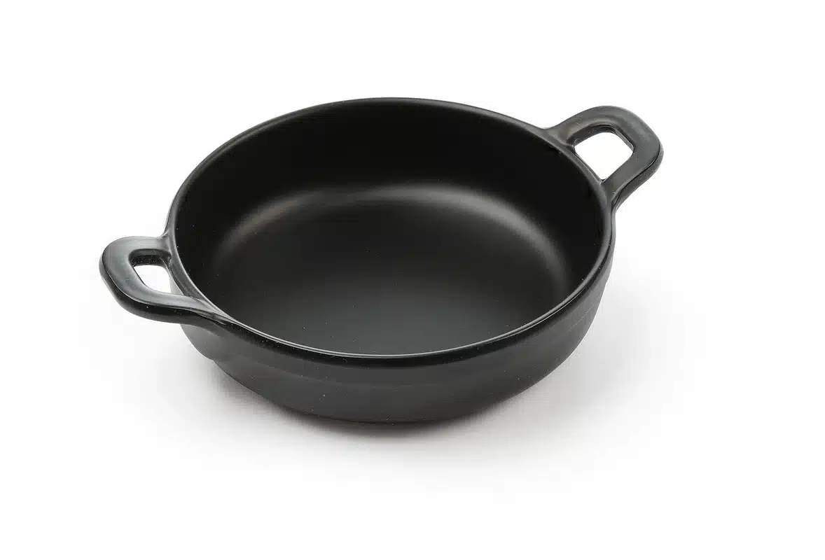 Mini casseruola rotonda - nera - 150x115x37 mm | Hendi 564523
