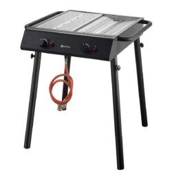 Griglia a gas Xantos Black - 9,5 kW | Hendi 148631