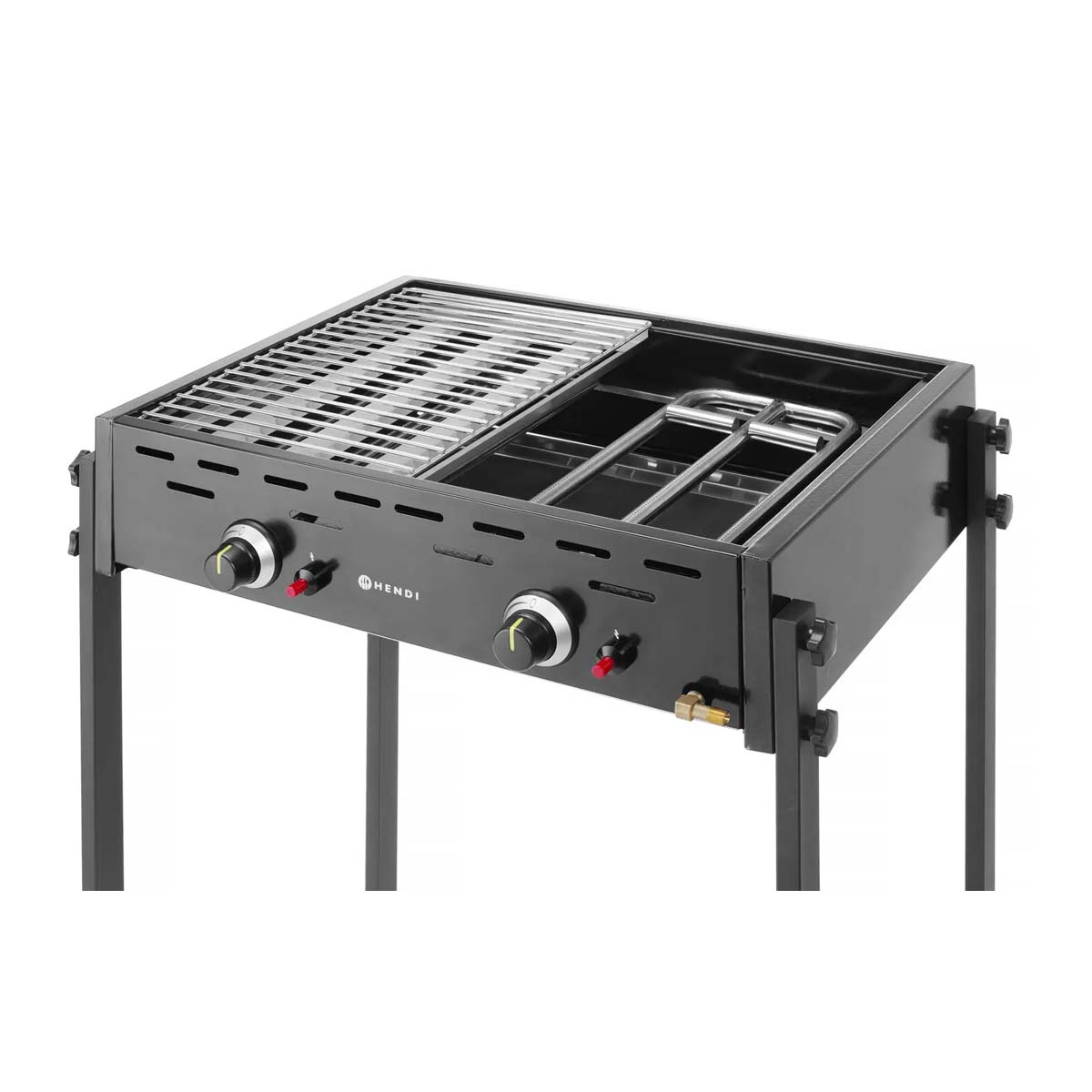Grill a gas Master Pro Black - 11,6 kW | Hendi 148822