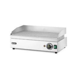 Fry top elettrico - 2400 W - rigato | Hendi 154953