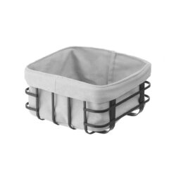Cestino per pane con interno in tessuto - 190x190x100 mm | Hendi 427149