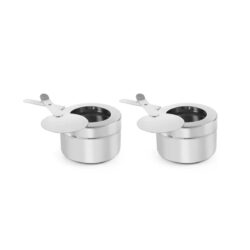 Supporto per pasta combustibile - Ø 90x(H)60 mm - 2 pz | Hendi 470527