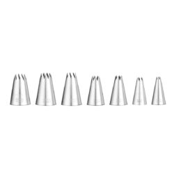 Bocchette per sac à poche - a stella - Ø 6,8,10,12,14,16,18 | Hendi 551714
