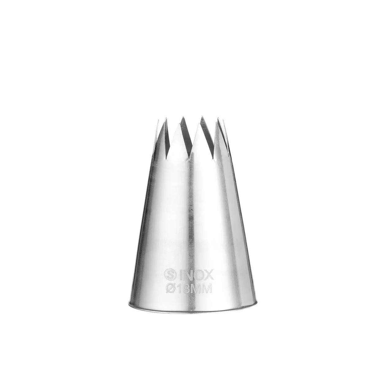Bocchette per sac à poche - a stella - Ø 6,8,10,12,14,16,18 | Hendi 551714